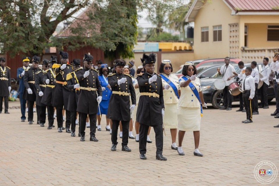 Knights and Ladies Auxiliary parade display
