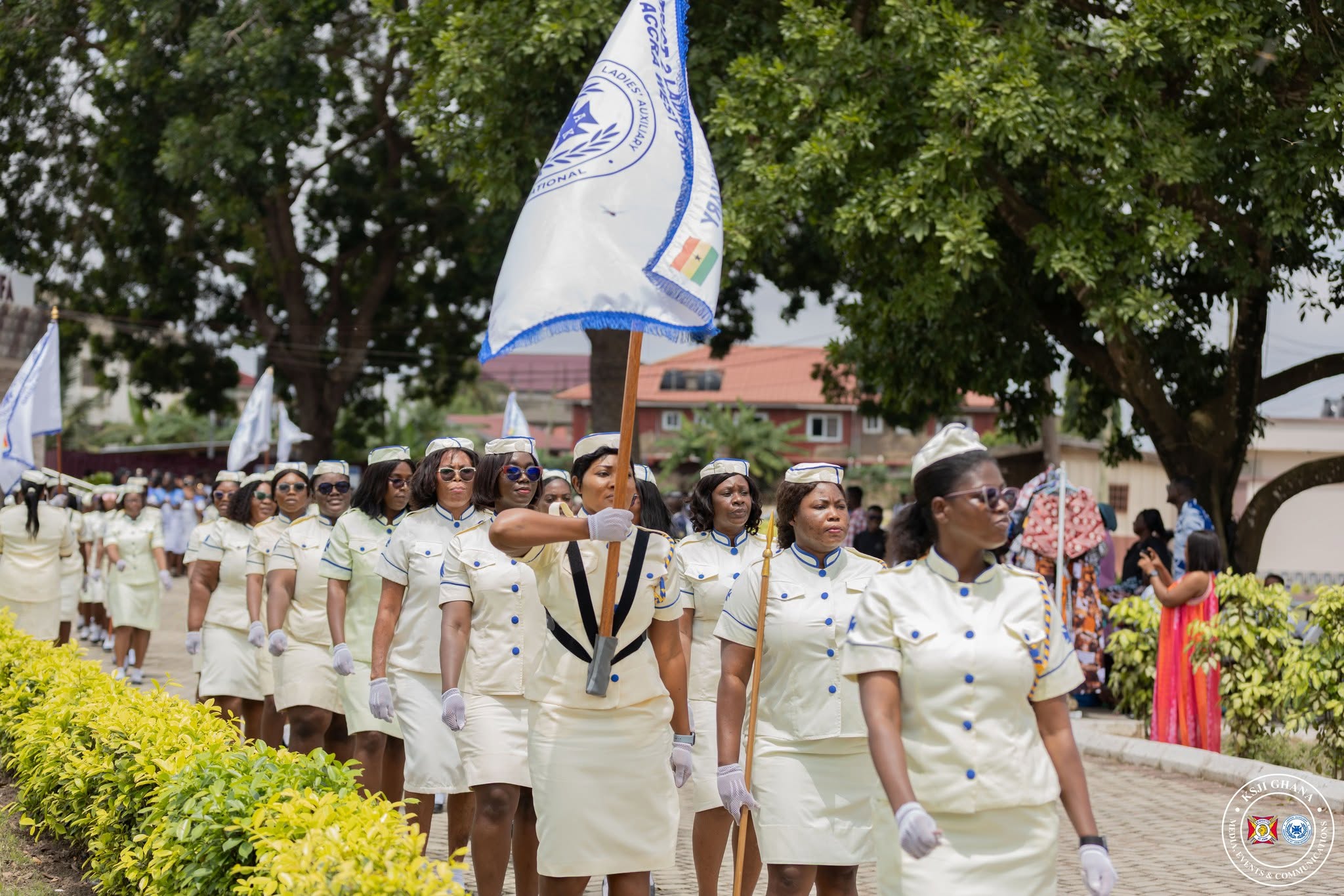 Ladies Auxiliary members on parade